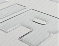Mercury Raised Domed 3D Decals Chrome/White 22" x 2.5" 2pcs. Mercury Raised Domed 3D Decals Chrome/White 22" x 2.5" 2pcs.